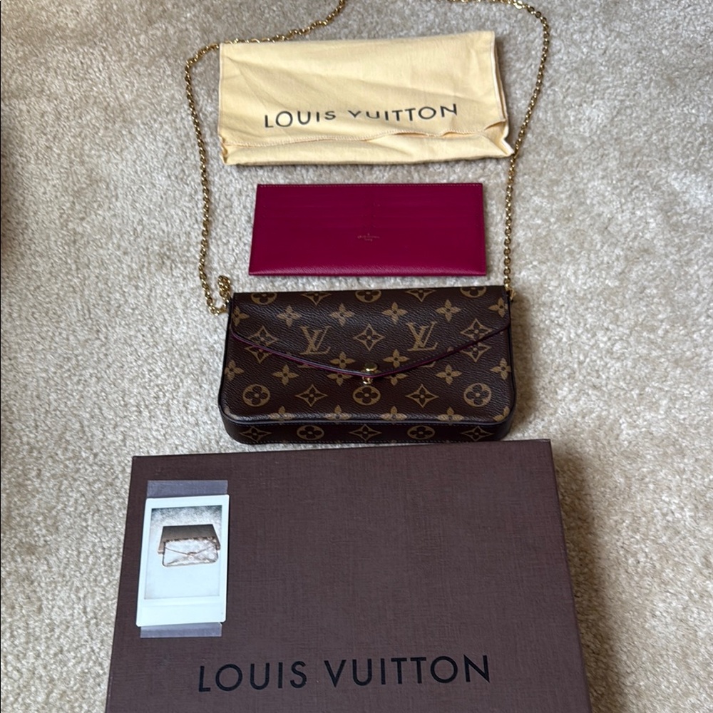 Louis Vuitton Brown Monogram Crossbody Bag